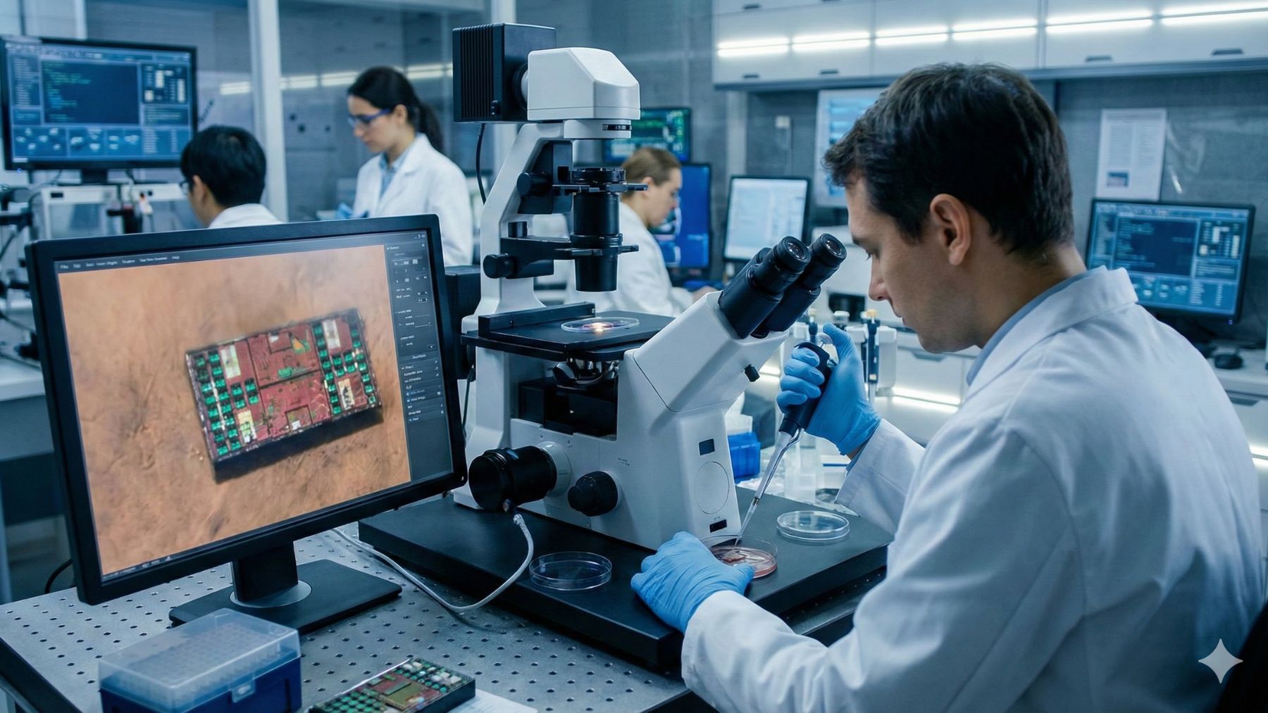 No es ciencia ficción, aunque lo parece: científicos logran construir robots más pequeños que un grano de sal