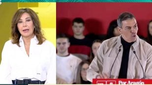 Ana Rosa Quintana y Pedro Sánchez.