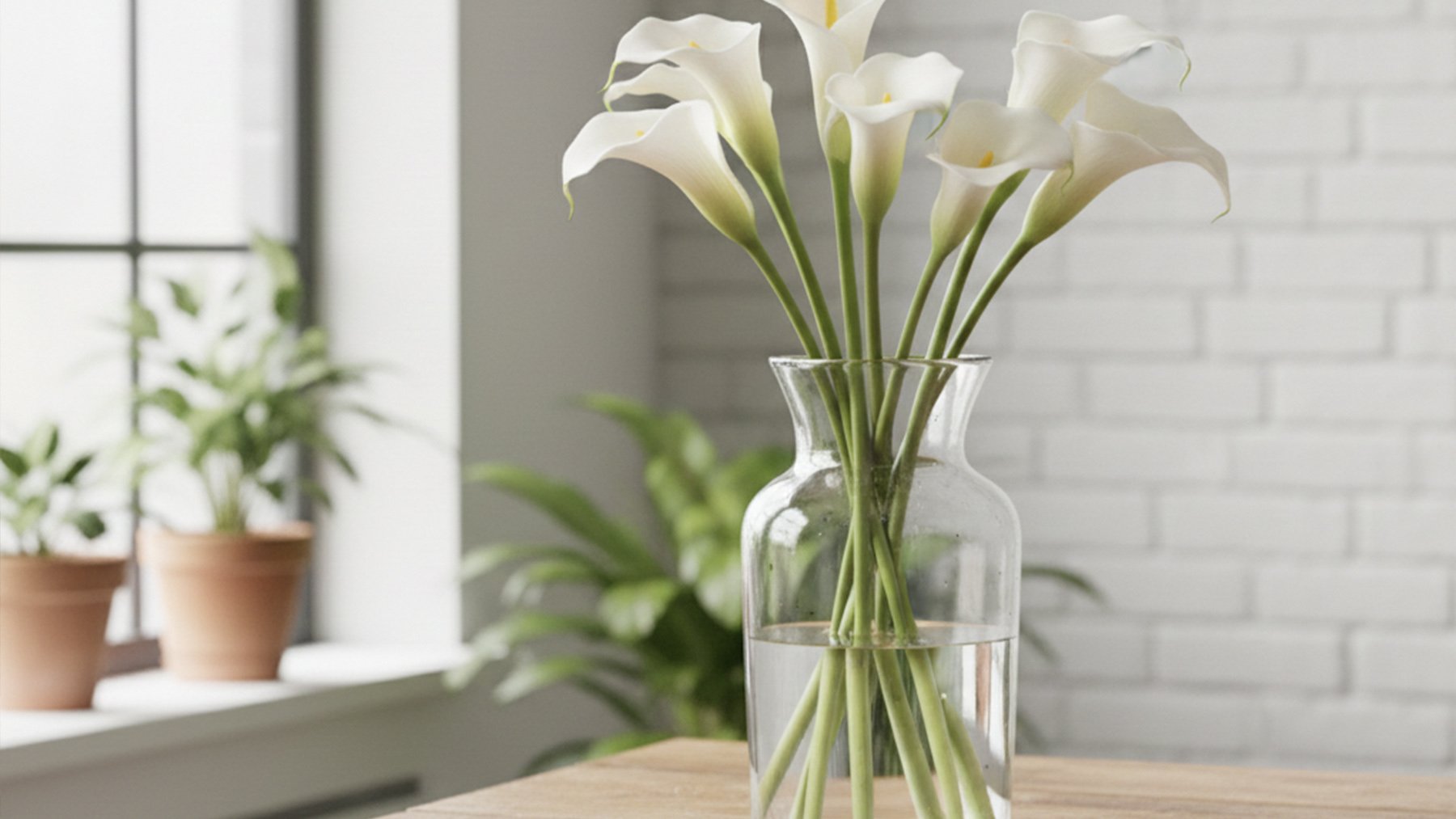 Clara Sanz, experta en plantas: Para que no se mueran las calas en un jarrón, usa poca agua y corta en diagonal