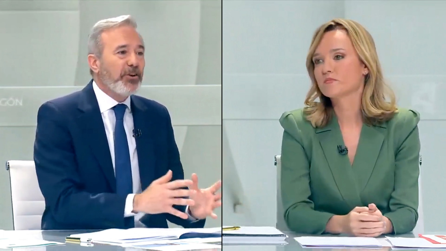 Azcón tritura a Alegría por su comida con el acosador Salazar: ¿Ese es su respeto hacia las mujeres?