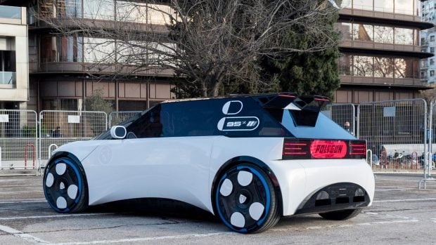 Trasera del Peugeot Polygon