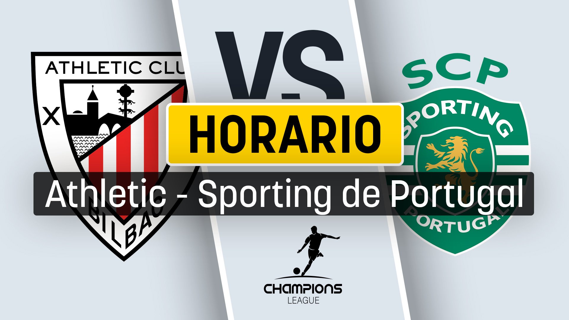 Athletic - Sporting: cuándo es, horario y dónde ver por televisión en directo y en vivo online el partido de la Champions League