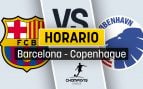 Barcelona Copenhague horario