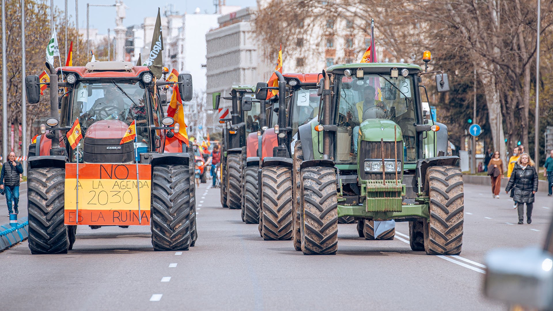 Más de 1.500 tractores tomarán Madrid el 11 de febrero contra el pacto de Mercosur