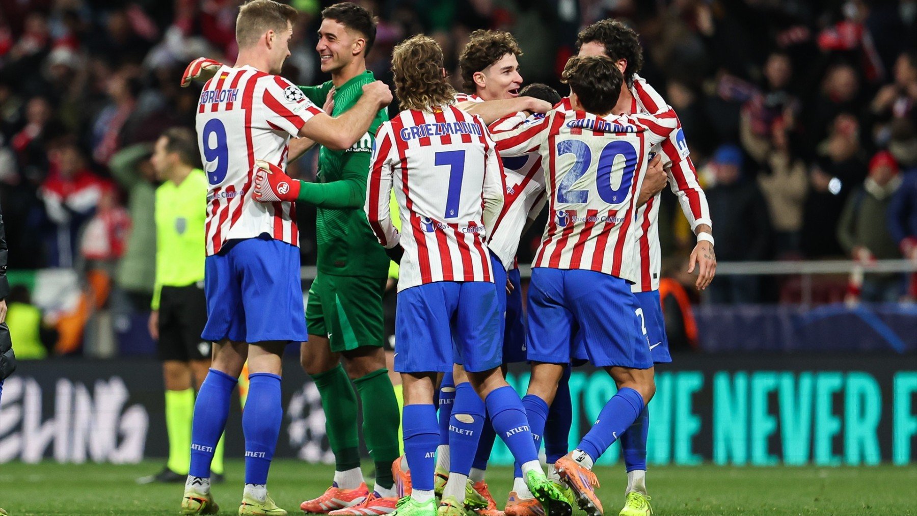 Las cuentas del Atlético para quedar entre los ocho primeros en Champions