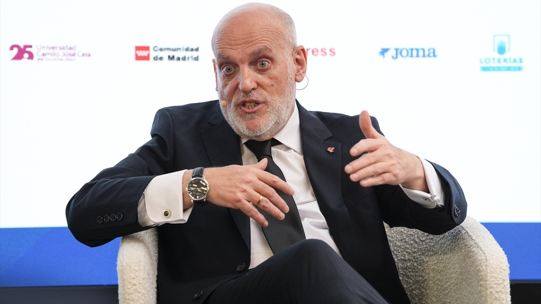 Tebas denuncia a los futbolistas por huelga encubierta en las protestas por el partido en Miami