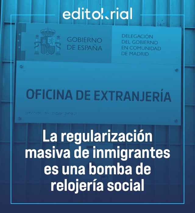 La regularización masiva de inmigrantes es una bomba de relojería social