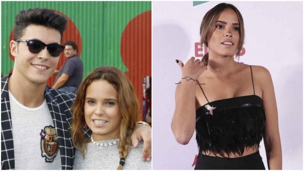 Gloria Camila Ortega junto a Kiko Jim&eacute;nez (a la izquierda) y posando en solitario (a la izquierda). (Fotos: Gtres).