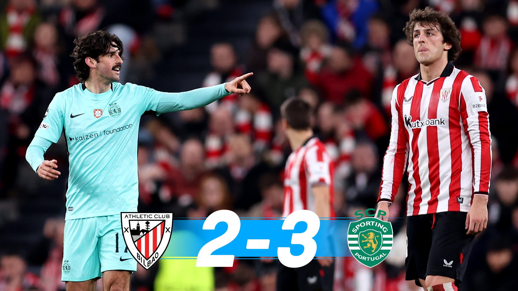 El Athletic cae en San Mamés ante un Sporting que barre al Real Madrid del top 8