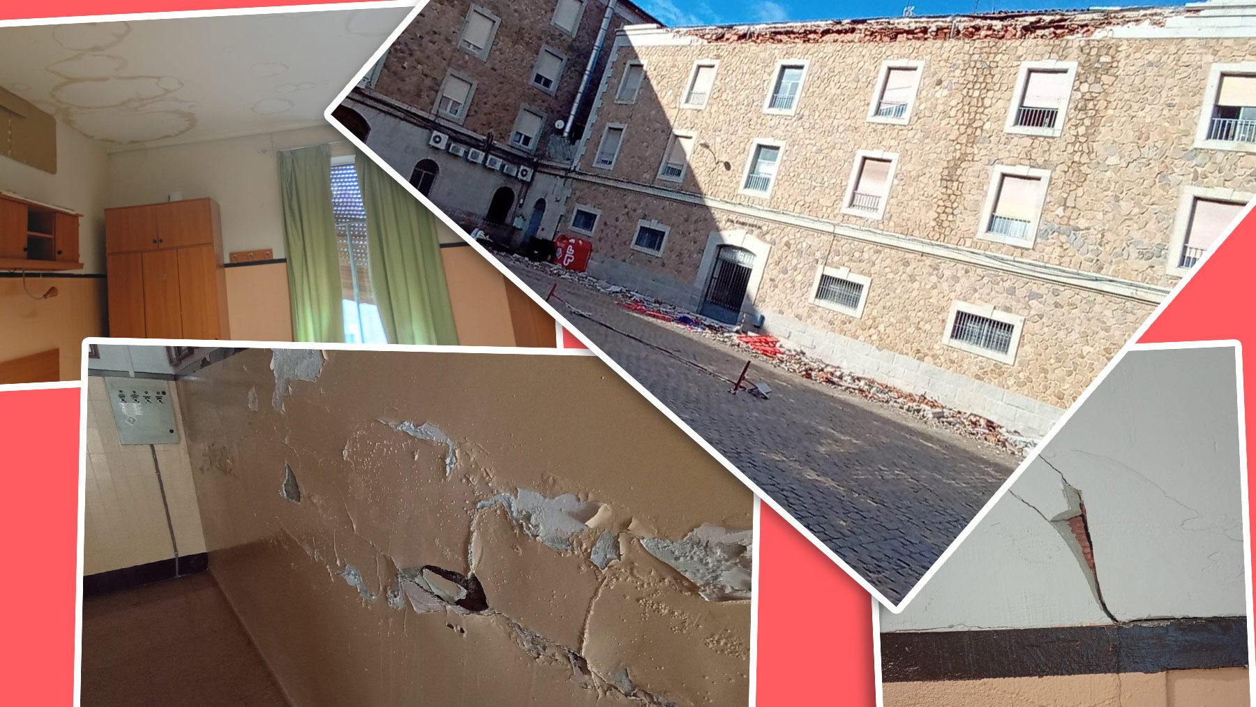 La Academia de Infantería se cae a pedazos: los militares temen el desplome del techo mientras duermen