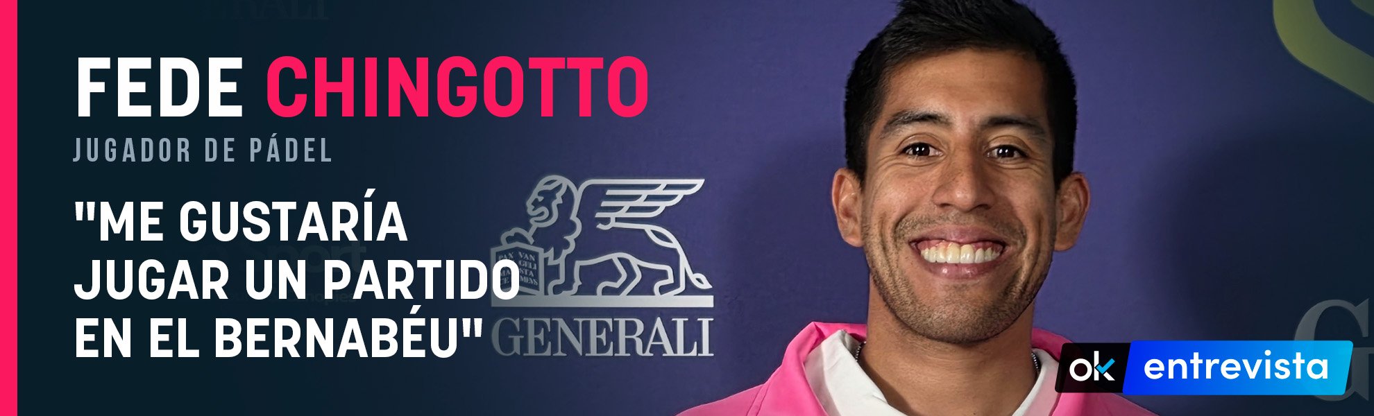 Chingotto no pone límites a la expansión del pádel: Me gustaría jugar un partido en el Bernabéu