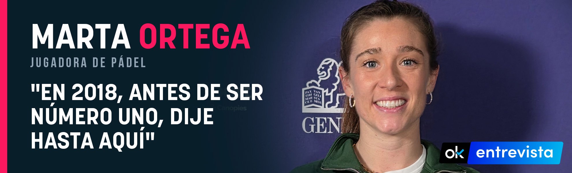 Martita Ortega desvela que casi deja el pádel: En 2018, antes de ser número uno, dije hasta aquí