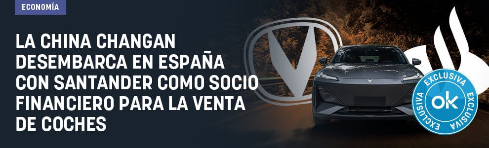 La china Changan desembarca en España con Santander como socio financiero para la venta de coches