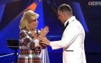 Carmen Borrego y Jorge Javier Vázquez en el plató de GH DÚO. (Mediaset)