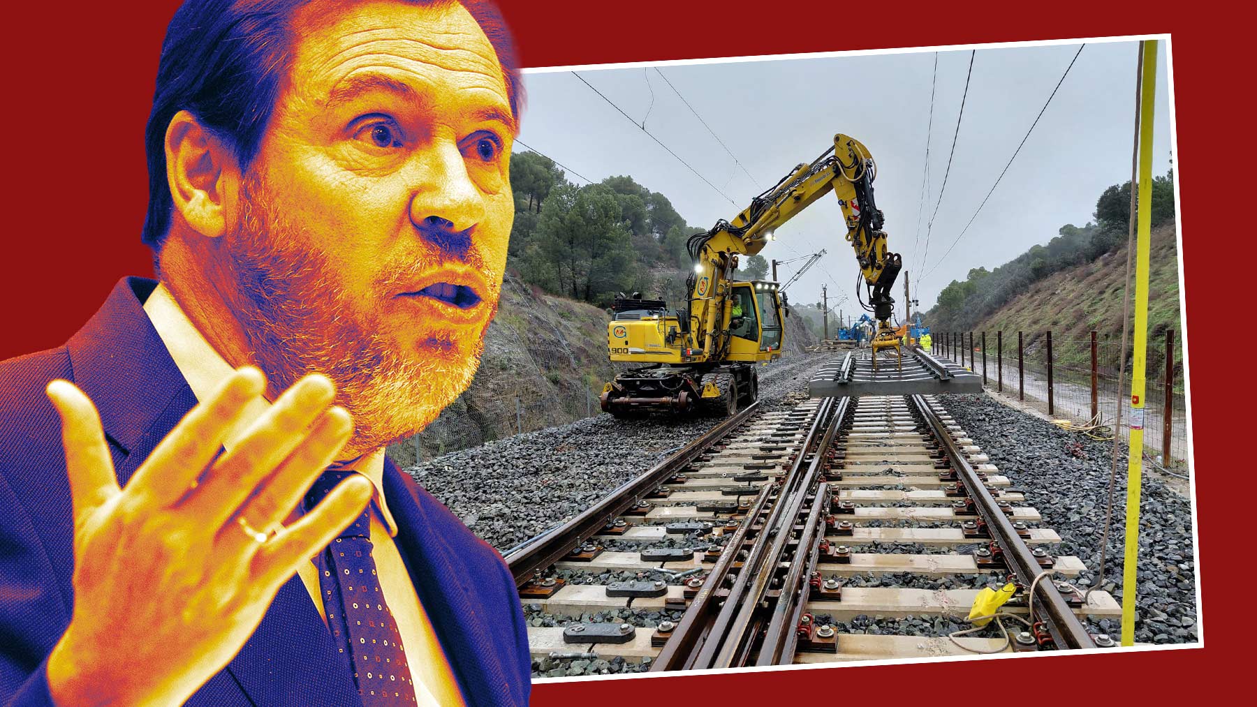 Puente presume ahora de reparar la vía de Adamuz con la misma empresa que soldó los raíles de la tragedia