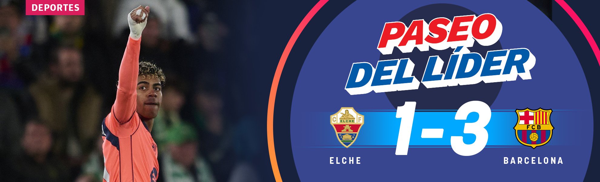 El Barcelona se pasea en Elche, es más líder y mete presión al Madrid