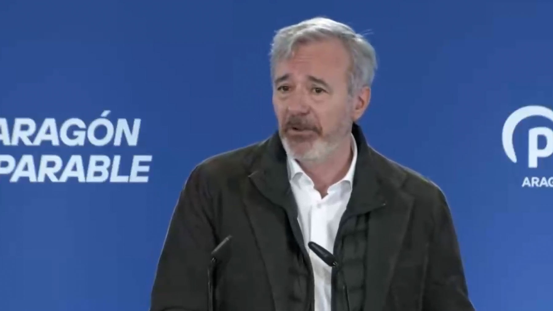 Azcón critica la poca vergüenza de Alegría al ir en Teruel: El Parador debería provocarle sonrojo