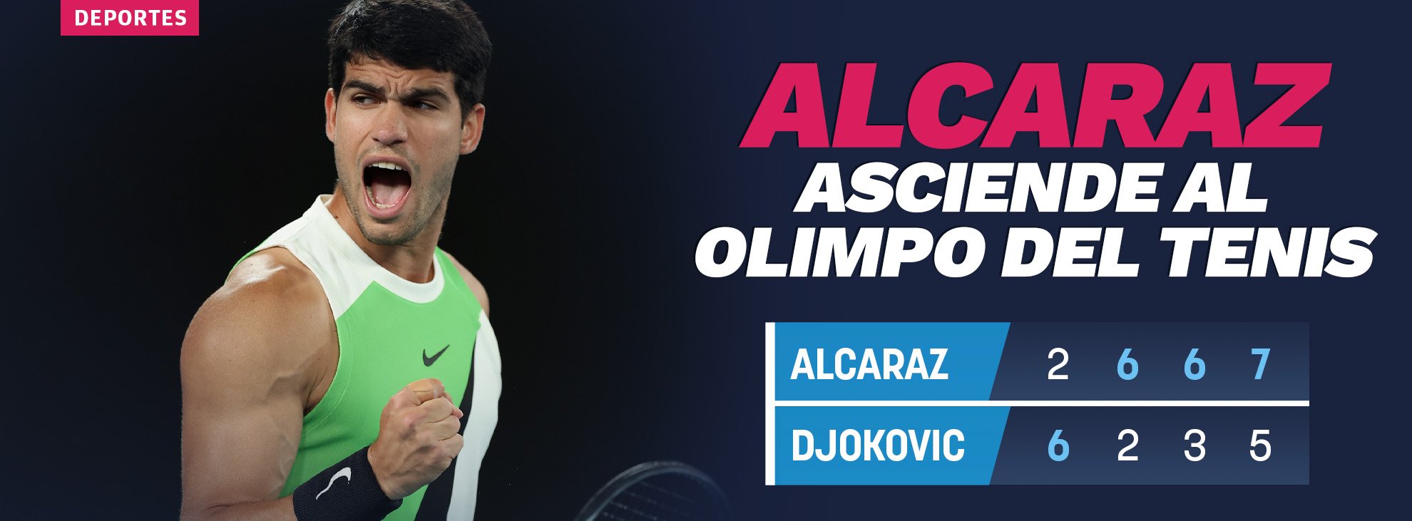Alcaraz asciende al Olimpo: somete a Djokovic y conquista su primer Open de Australia