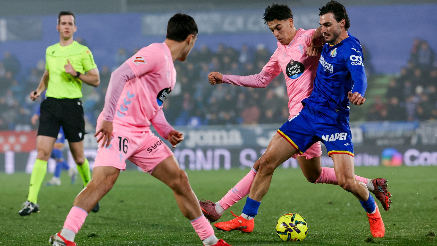 Imagen del Getafe-Celta. (EFE)