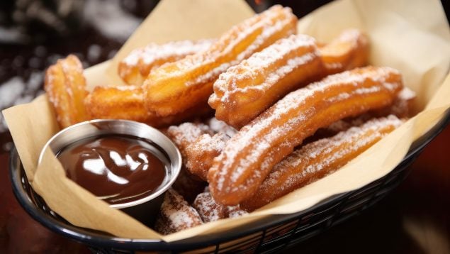 churros con chocolate
