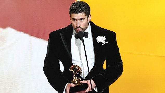 Bad Bunny en los Premios Grammy 2026. (Foto: Gtres)