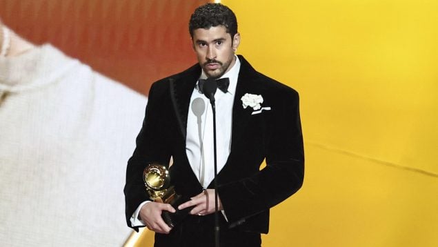 Bad Bunny en los Premios Grammy 2026. (Foto: Gtres)