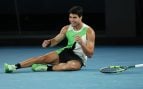 Carlos Alcaraz en la final de Open de Australia. (Getty Images)