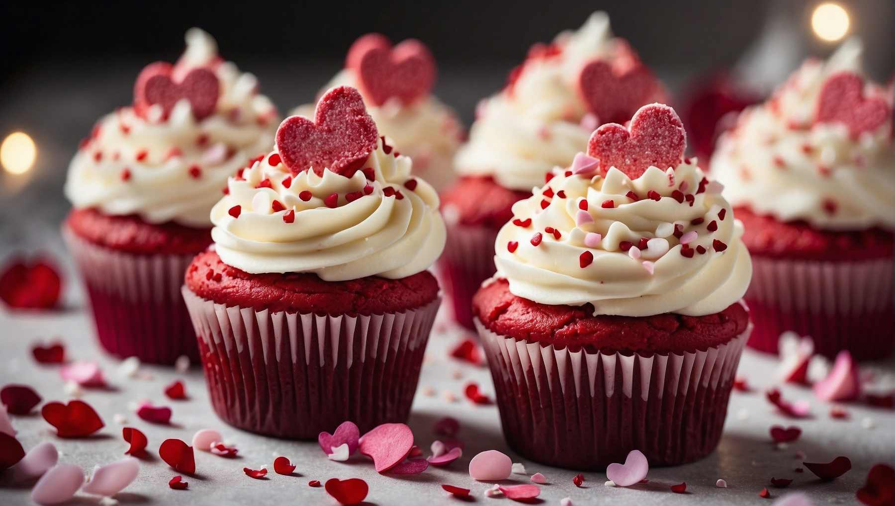 Cupcakes San Valentín.