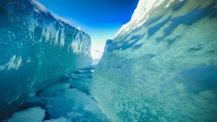 deshielo icebergs