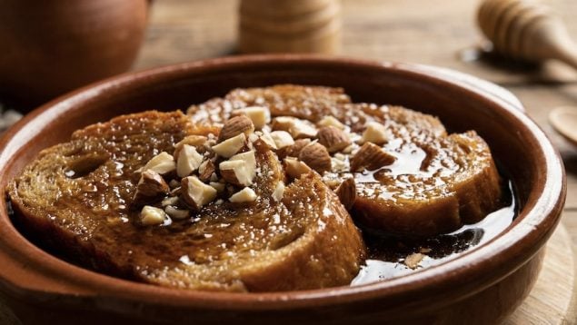 Sopas de miel canarias, dulce, postre, comida, Carnaval, Canarias