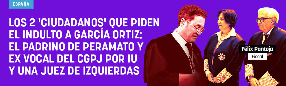 Los 2 ‘ciudadanos’ que piden el indulto a García Ortiz: el padrino de Peramato y ex vocal del CGPJ por IU y una juez de izquierdas