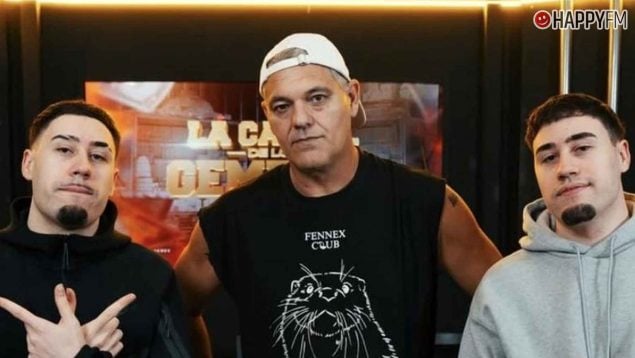 Frank Cuesta junto a los streamers Zona Gemelos (Instagram).