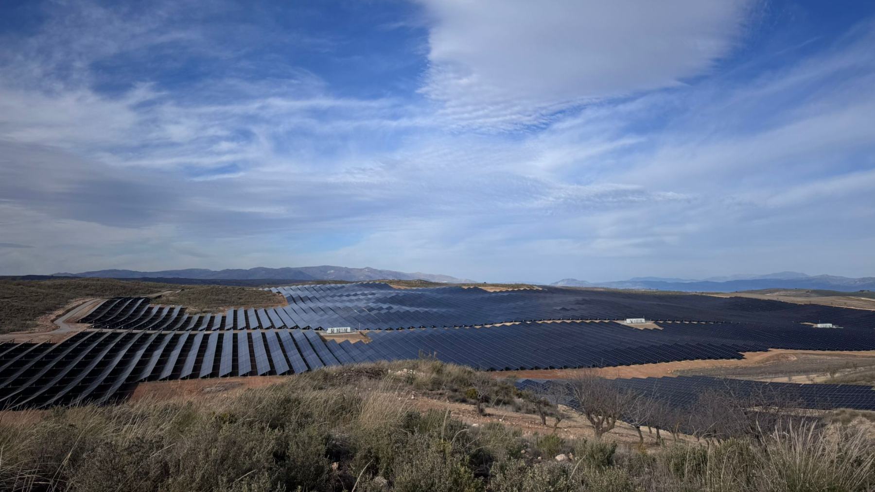 Planta fotovoltaica de Caparacena (Granada). (Foto: Iberdrola).
