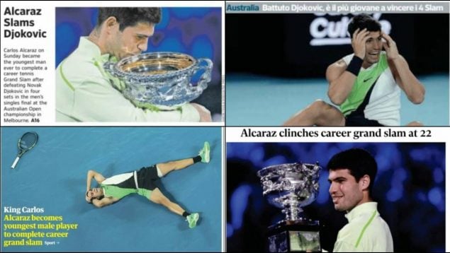 prensa internacional Alcaraz