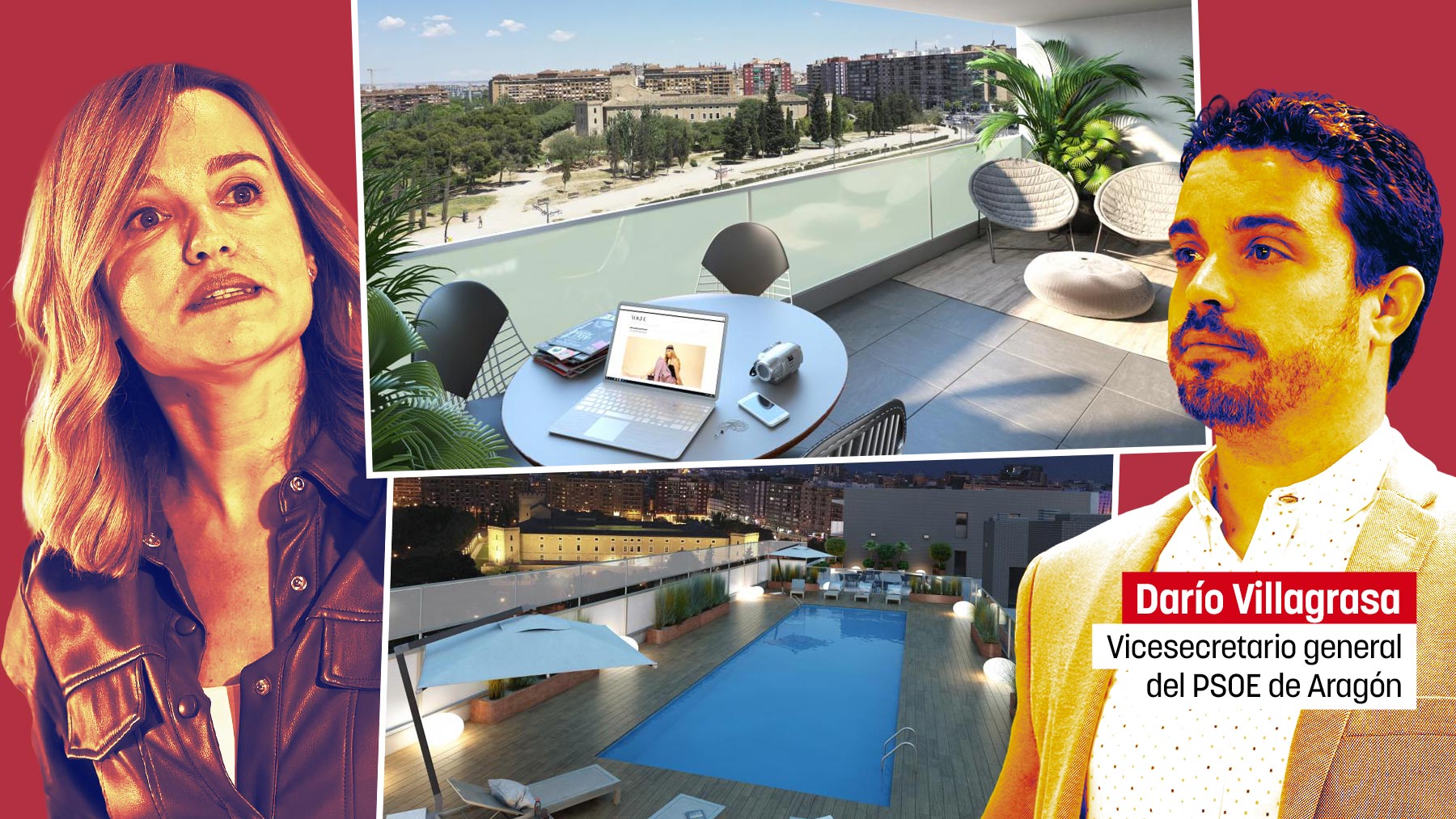 Pilar Alegría promete “vivienda digna” mientras su nº 2 se compró una de lujo con 31 años