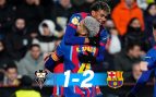 El Barcelona apaga la ilusión del Albacete y pasa a semifinales con susto