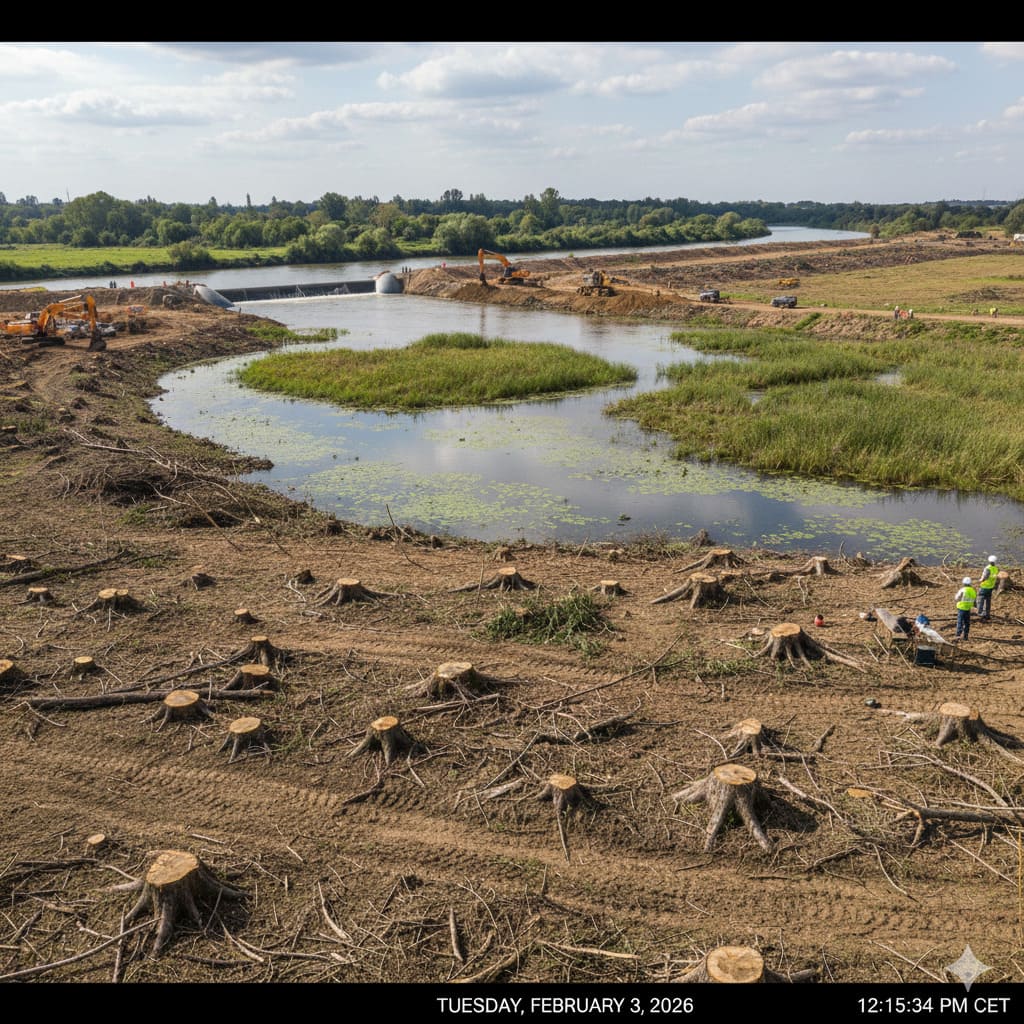 Giro radical contra el cambio climático: talan árboles e inundan campos para resucitar humedales que capturan más CO2 que los bosques