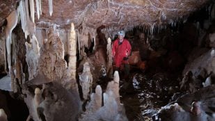 Cueva más alta de Israel, descubren cueva con estalactitas en Israel, mejores hallazgos geológicos de Israel, geología Israel, Cueva del Jubileo en Ofra.
