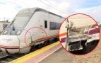 un tren choca contra un camión en un paso a nivel en Valladolid sin víctimas