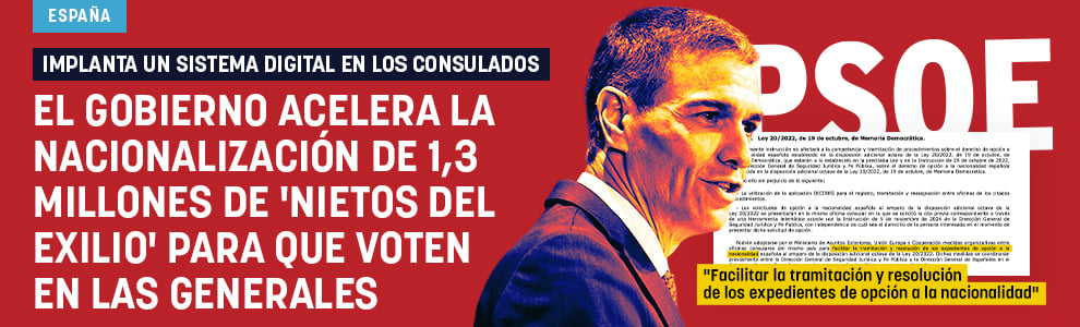 El Gobierno acelera la nacionalización de 1,3 millones de