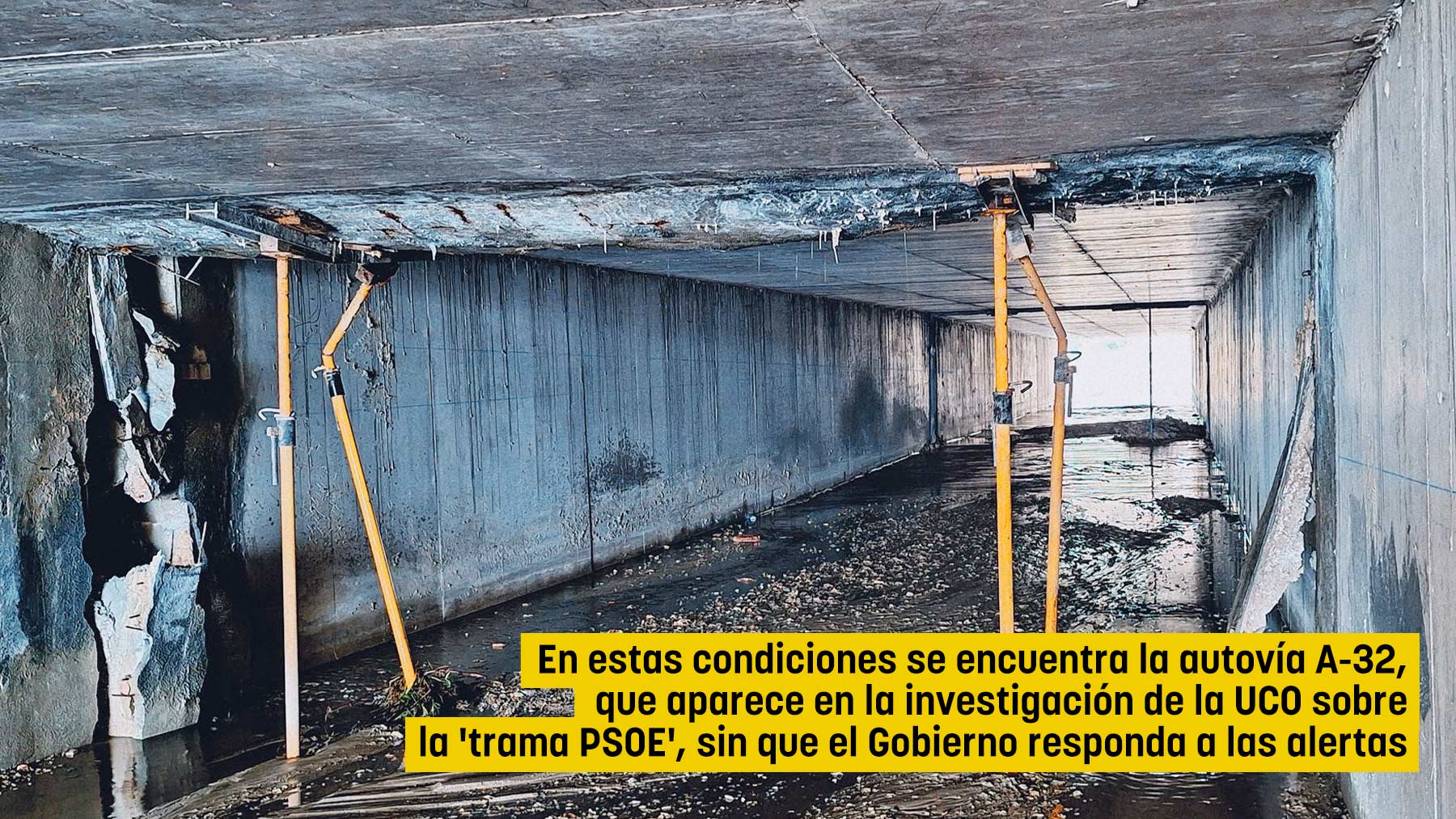 El Gobierno desoye las alertas de un alcalde de Jaén por graves defectos en una autovía de la