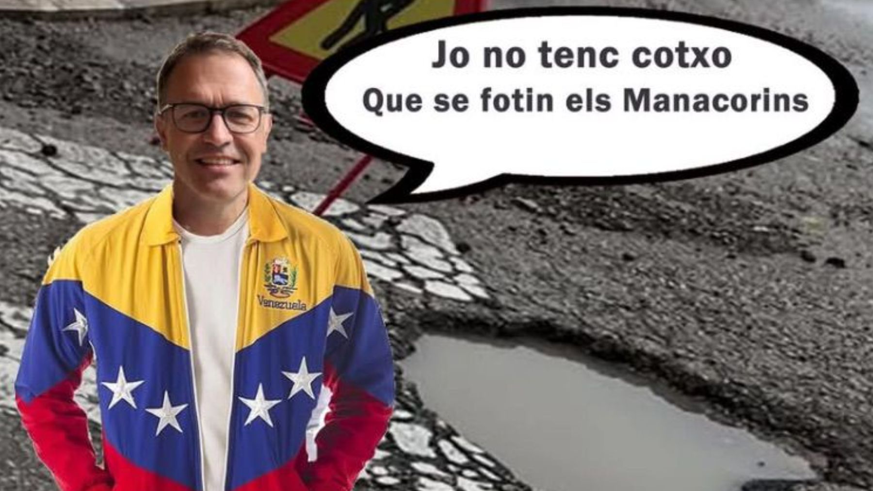 Los vecinos de Manacor se mofan de su alcalde separatista y lo visten como el narcodictador Nicolás Maduro