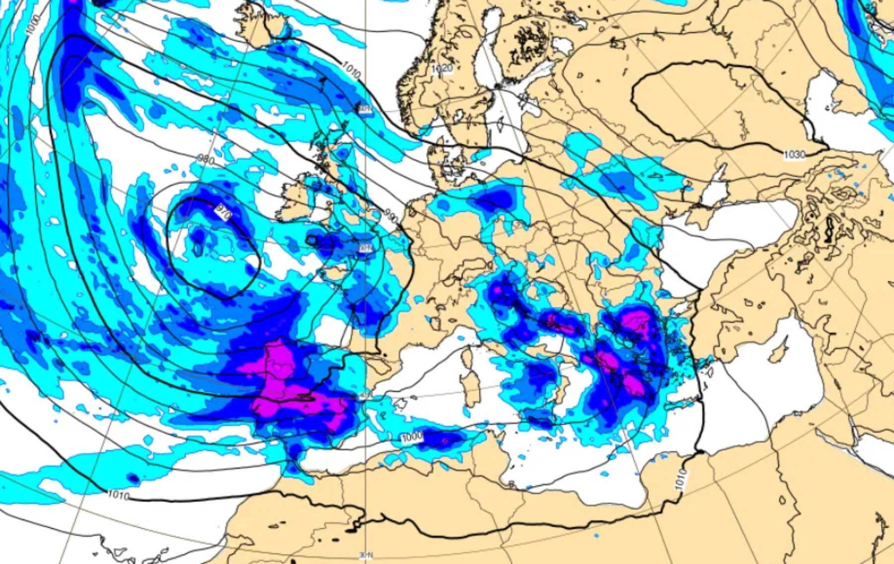 La AEMET confirma nevadas en estas zonas y precipitaciones de más de 200 mm: Peligro extraordinario