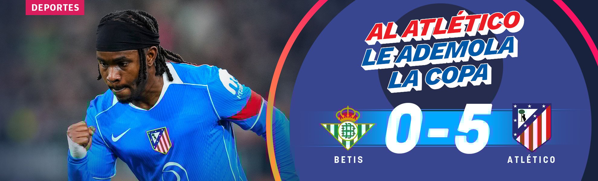 Al Atlético le Ademola la Copa del Rey