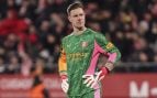 Ter Stegen en un partido con el Girona. (Europa Press)