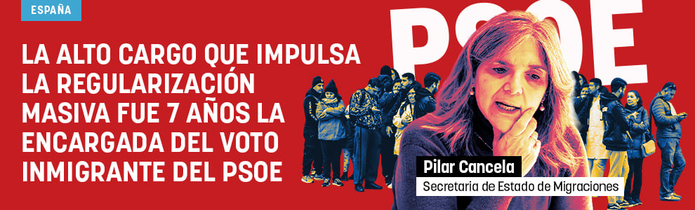La alto cargo que impulsa la regularización masiva fue 7 años la encargada del voto inmigrante del PSOE