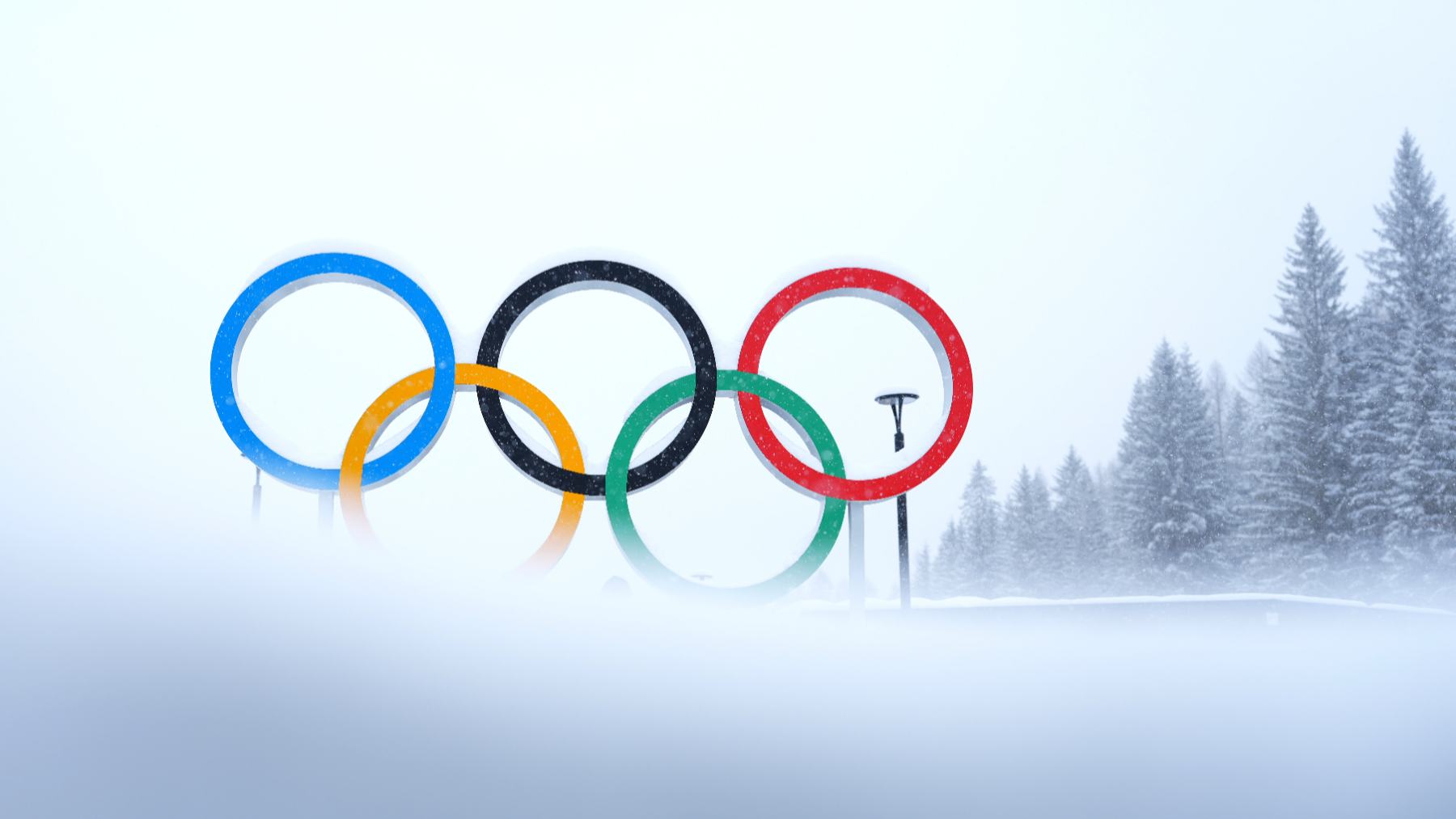 Los anillos olímpicos fotografiados en Cortina, sede de los Juegos Olímpicos de Invierno 2026. (Foto: DPA Europa Press).