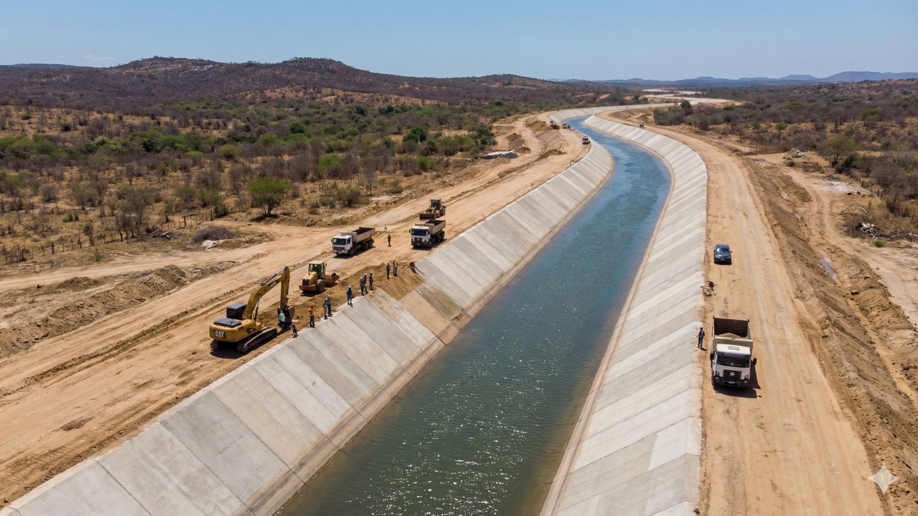 Nuevo hito de la ingeniería: Brasil construye un río artificial de 145 km para llevar agua a su región más árida