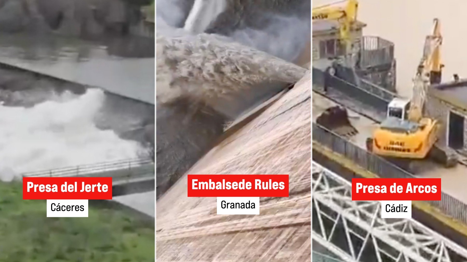 Presas es máxima alerta: España se prepara para la borrasca Marta tras días de lluvias intensas