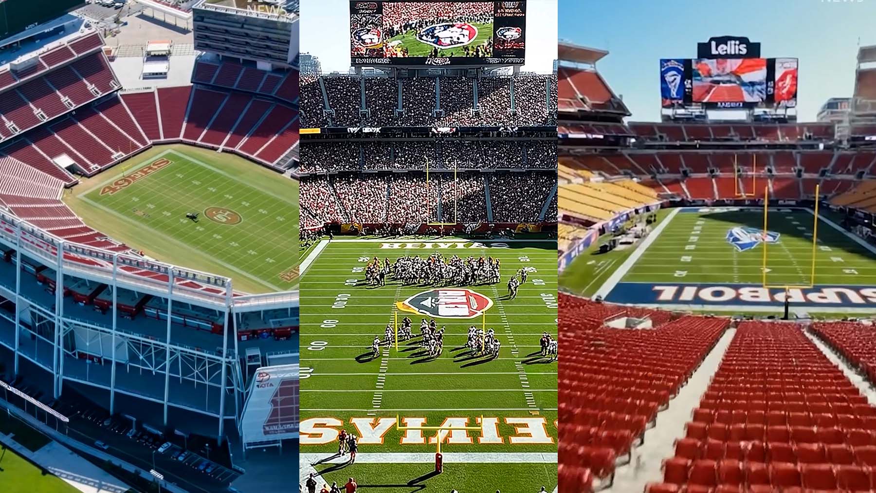 La final de la Super Bowl se juega en el Levi